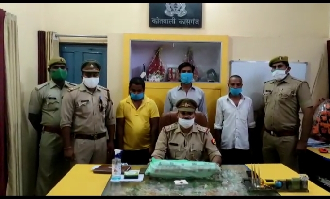 पुलिस ने आँक्सीजन गैस पाइप कटाने वाले तीन चोरों को दबोचा जिला अस्पताल के संविदा कर्मी ही निकले  चोर,