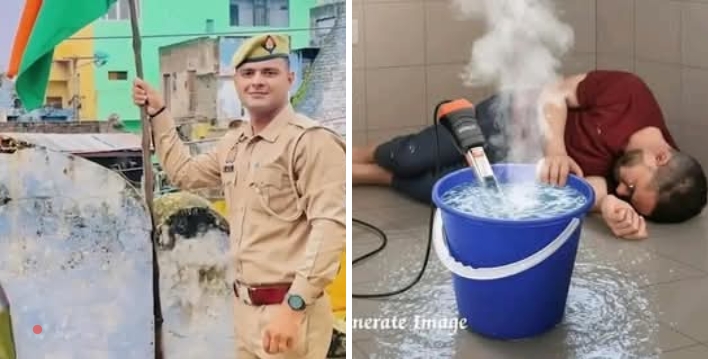 बाथरूम में नहाते वक्त 29 साल के सिपाही की मौतः एक हाथ बाल्टी में था; आगरा में इमर्शन रॉड से पानी गर्म कर रहे थे।