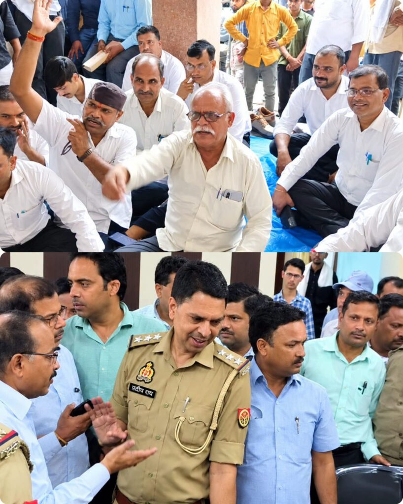 एसडीएम पर अभद्रता का आरोप, अधिवक्ताओं ने दिया धरना