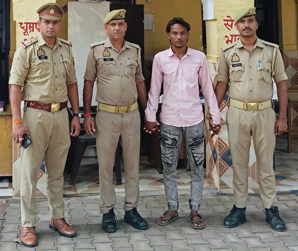 मुफ्त पुड़िया नहीं दी तो दुकानदार पर तान दिया तमंचा खुटार में परचून की दुकान पर विवाद, आरोपी के पास से 315 बोर का तमंचा बरामद